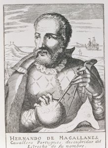 Portræt af Hernando de Magallanes (ca. 1480-1521) fra 
