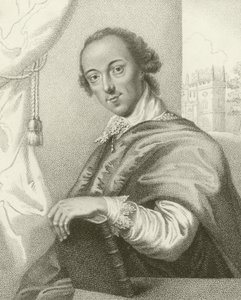 Portræt af Horace Walpole af English School