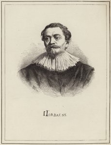 Portræt af Jacob Jordaens af English School