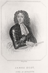 Portrait of James Scott, Duke of Monmouth, 1835 dani af English School