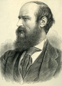 Portræt af John Bagnold Burgess, 1877 af English School