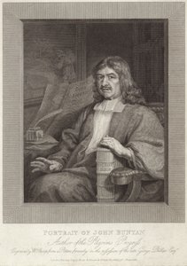 Portræt af John Bunyan af English School