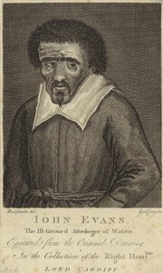 Portræt af John Evans af English School
