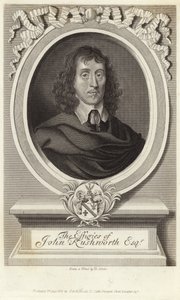 Portræt af John Rushworth af English School