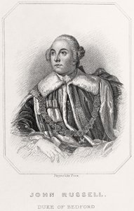 Portræt af John Russell, hertug af Bedford, 1835 af English School