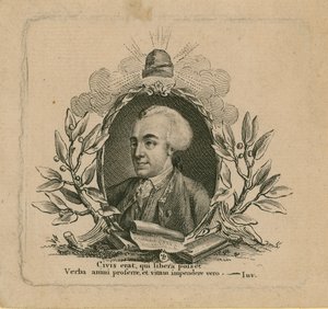 Portræt af John Wilkes af English School