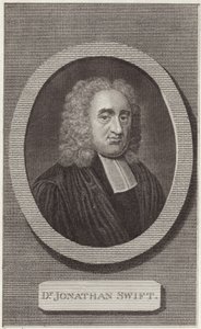 Portræt af Jonathan Swift af English School