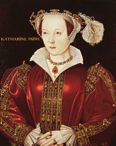 Portræt af Katherine Parr, ca. 1545 (olie på panel) af English School
