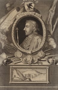 Portræt af kong Knud af English School