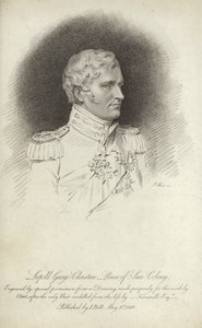 Portræt af kong Leopold I af Belgien af English School