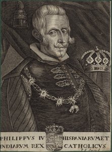 Portræt af kong Filip IV af Spanien af English School