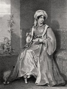 Portræt af Lady Hester Stanhope, af English School