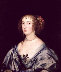 Portræt af Lady Hungate (d.1736) (olie på lærred) af English School