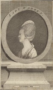Portræt af Lady Warren af English School