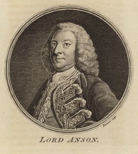 Portræt af Lord Anson af English School