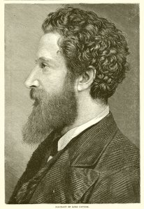 Portræt af Lord Lytton af English School
