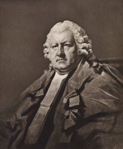 Portræt af Lord Newton, efter Raeburn (litho) af English School