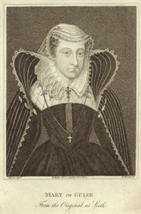 Portræt af Mary, Queen of Scots af English School