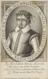 Portræt af Michael Drayton af English School