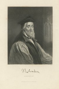 Portræt af Nicholas Ridley af English School