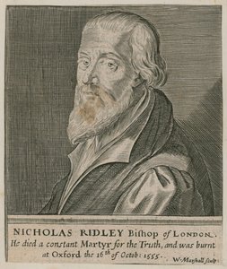 Portræt af Nicholas Ridley
