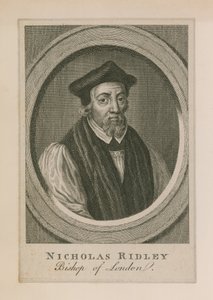 Portræt af Nicholas Ridley af English School