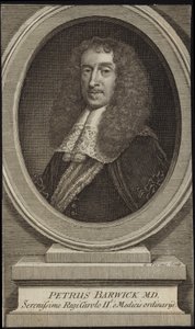 Portræt af Peter Barwick af English School
