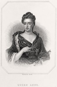 Portræt af dronning Anne, 1835 af English School