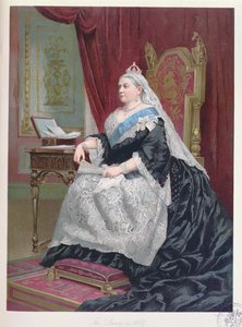 Portræt af dronning Victoria (1819-1901) på tidspunktet for hendes gyldne jubilæum i 1887, 1887