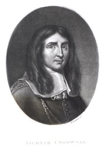 Portræt af Richard Cromwell (1626-1712) indgraveret af Richard Earlom (1743-1822) fra 