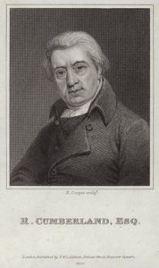 Portræt af Richard Cumberland af English School