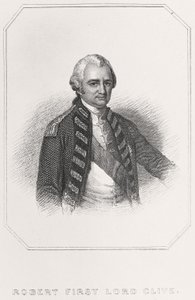 Portrait of Robert 1st Lord Clive, 1835dani af English School