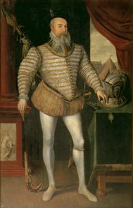Portræt af Robert Dudley, jarl af Leicester (ca. 1532-88), 1585