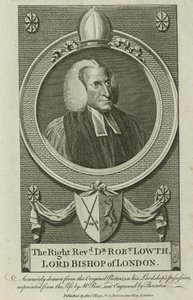Portræt af Robert Lowth af English School