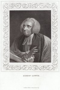 Portræt af Robert Lowth, biskop af London af English School