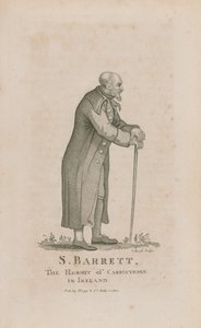 Portræt af S Barrett af English School