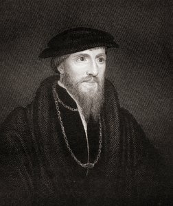 Portræt af Sir Anthony Denny (1501-49) fra Lodges British Portraits, 1823