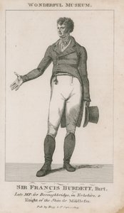 Portræt af Sir Francis Burdett af English School