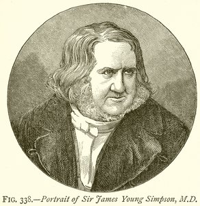 Portræt af Sir James Young Simpson, M.D. af English School