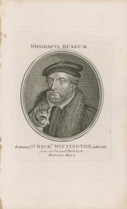 Portræt af Sir Richard Whittington og hans kat af English School