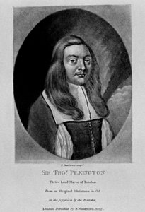 Portræt af Sir Thomas Pilkington, fra "Characters Illustrious in British History", af Richard Earlom og Charles Turner, 1815 af English School