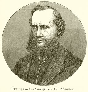 Portræt af Sir W. Thomson af English School