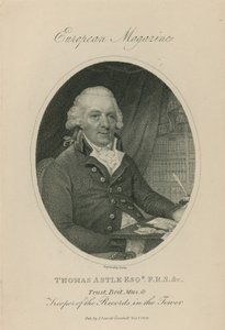 Portræt af Thomas Astle af English School
