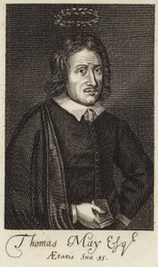 Portræt af Thomas May af English School