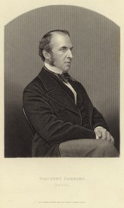 Portræt af Viscount Canning af English School