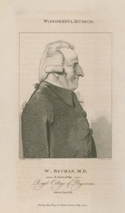 Portræt af William Buchan af English School