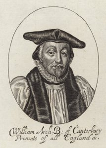 Portræt af William Laud af English School