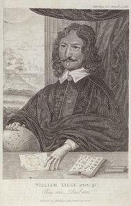 Portræt af William Lilly af English School