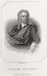 Portræt af William Pulteney, jarl af Bath, 1835 af English School