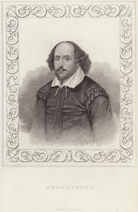 Portræt af William Shakespeare af English School